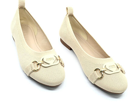 Feles Tiriko Toka Detaylı Kadın Babet Ayakkabı