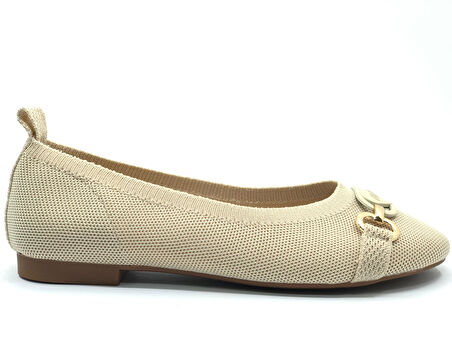 Feles Tiriko Toka Detaylı Kadın Babet Ayakkabı