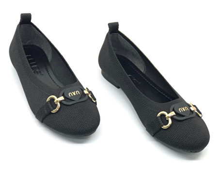 Feles Tiriko Toka Detaylı Kadın Babet Ayakkabı