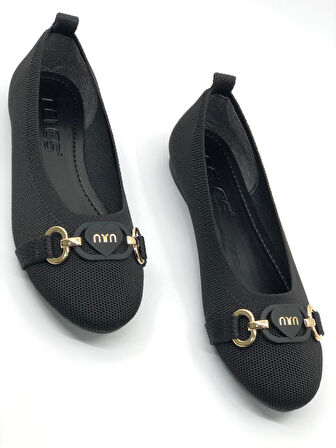 Feles Tiriko Toka Detaylı Kadın Babet Ayakkabı