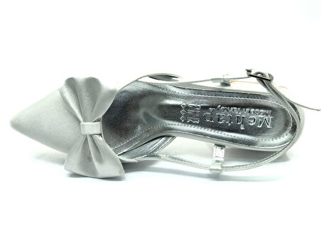 Feles Kurdela Detaylı Arkası Açık Kadın Babet Ayakkabı