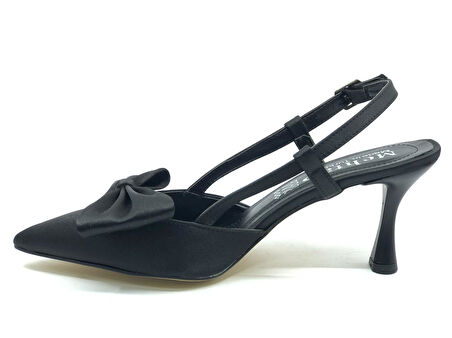 Mehtap Kurdela Detaylı Arkası Açık Stiletto Kadın Topuklu Ayakkabı