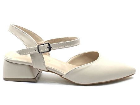 Feles Kısa Topuk Kadın Babet Ayakkabı