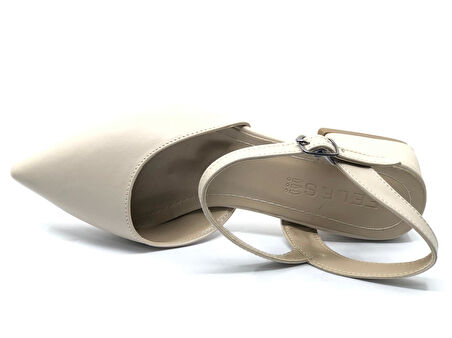 Feles Kısa Topuk Kadın Babet Ayakkabı