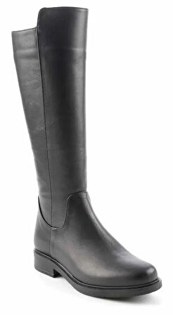 Ayakdaş Binici Düz Taban Hakiki Deri Kadın Çizme