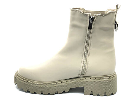 Ayakdaş 2282-1 Kaymaz Taban Düz Bot Kadın Bot