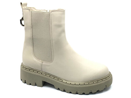 Ayakdaş 2282-1 Kaymaz Taban Düz Bot Kadın Bot