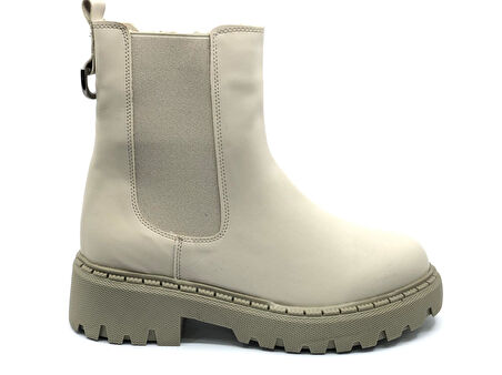 Ayakdaş 2282-1 Kaymaz Taban Düz Bot Kadın Bot