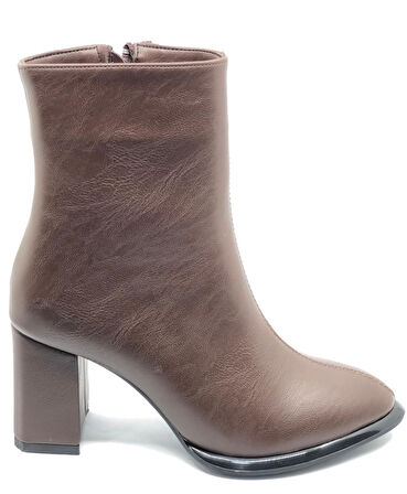 Feles Dikiş Detaylı Klasik Topuklu Kadın Bot