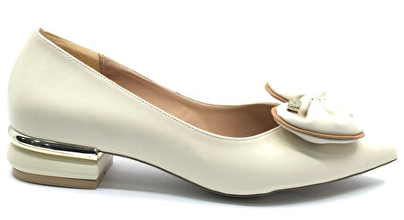 Feles Silindir Topuk Detaylı Kadın Ayakkabı