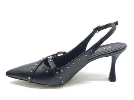 Mehtap Toka Detaylı Arkası Açık Stiletto Kadın Topuklu Ayakkabı