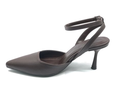 Feles Arkası Açık Stiletto Kadın Topuklu Ayakkabı
