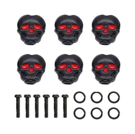 Kul Concept Kuru Kafa Gitar Akort Burgusu Siyah 6'lı Set 4x3 mm