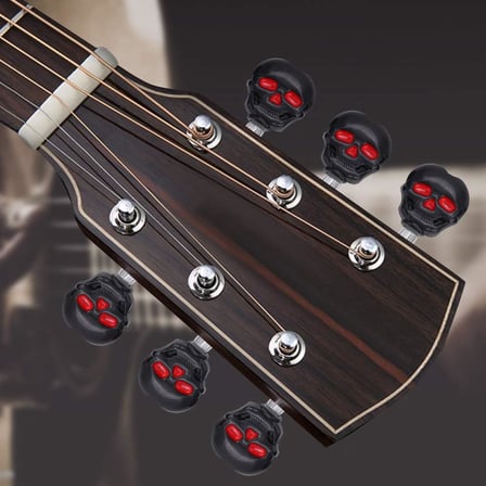 Kul Concept Kuru Kafa Gitar Akort Burgusu Siyah 6'lı Set 4x3 mm