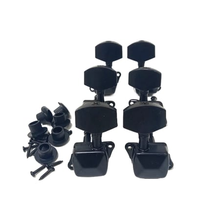 Kul Concept Kilitli Akort Burgusu Siyah 6'lı Set Elektro ve Akustik Gitar 3L+3R