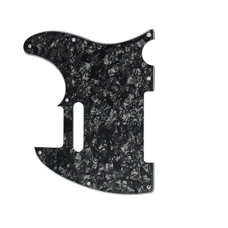 Kul Concept Telecaster Elektro Gitar Pickguard 8 Delikli Siyah Desenli