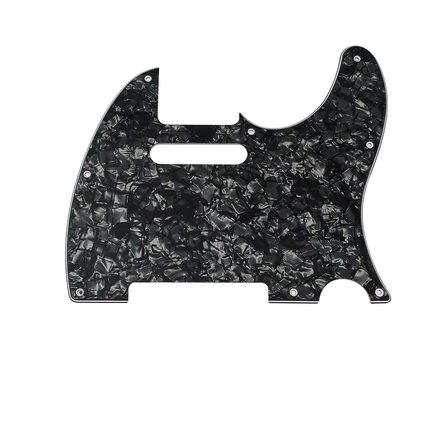 Kul Concept Telecaster Elektro Gitar Pickguard 8 Delikli Siyah Desenli