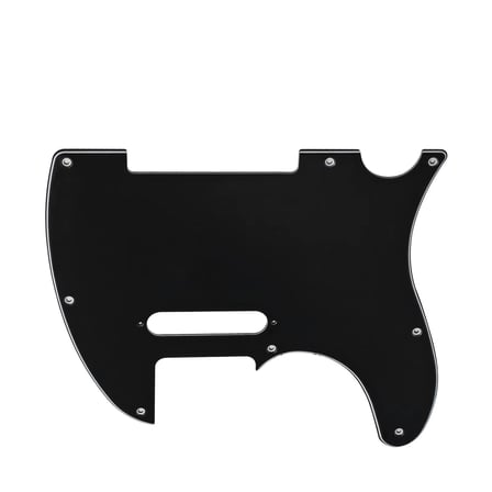 Kul Concept Telecaster Uyumlu Elektro Gitar Pickguard 8 Delikli Düz Siyah