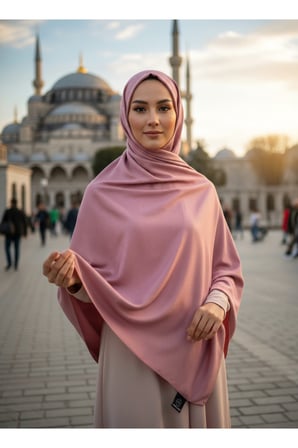 Moda Kaşmir Misto Çizgili Pamuklu Şal