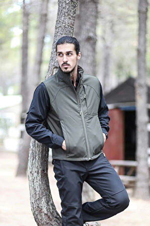 Softshell Yelek Erkek Rüzgar Geçirmez Su İtici Nefes Alabilir Fy82 Fiyort Kenai Outdoor
