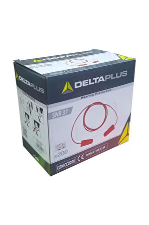 Kulak Tıkacı İpli 37dB Gürültü Azaltma İş Güvenliği Conıcco2v2 CE EN352 Delta Plus