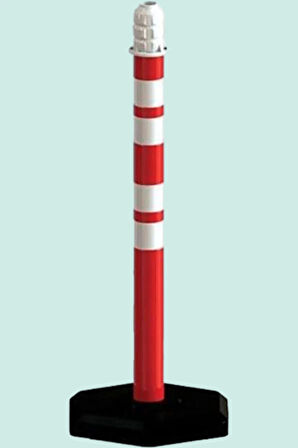 Trafik Güvenlik Dikmesi 120cm Ut6003 60x1200 CE ISO 9001 Dubalı Uyarı Mıcır