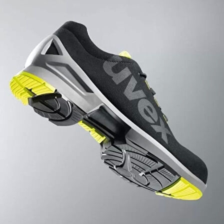 Uvex Mikrofiber İş Güvenliği Ayakkabısı 8544 EN ISO 20345 Deri Antistatik Kaymaz