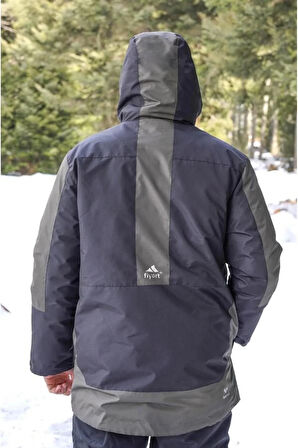 Kışlık Su Geçirmez 3ü 1 Arada Erkek Mont 531 3in1 Fiyort Yukon