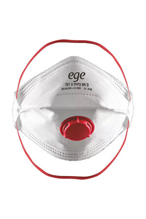 Ege FFP3 Ventilli Katlanır Maske 701V Solunum Koruma 701