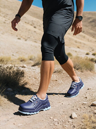 Erkek İş Güvenliği Ayakkabısı Deri Çelik Burunlu 030 Mekap Rolax