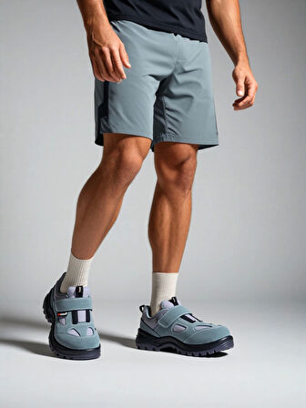 Süet Elektrikçi Ayakkabısı Hafif ve Yalıtımlı ISG Modeli 157 Mekap Kompozit Burunlu Yalıtkan