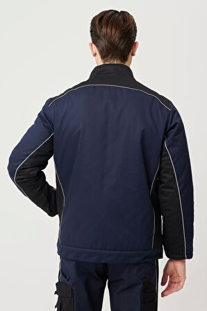 Kışlık Gabardin İş Güvenliği Mont Allium Havalarda Şıklık Koruma