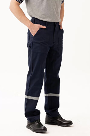 Reflektifli Pamuk Gabardin Is Pantolonu Nova Yazlık İş Sıcak Havalarda Hafif Fonksiyonel