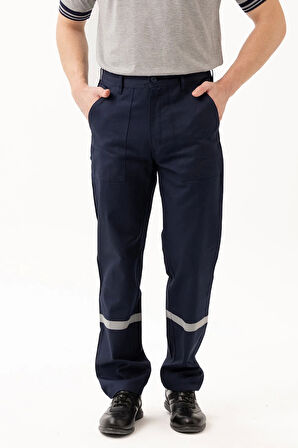 Reflektifli Pamuk Gabardin Is Pantolonu Nova Yazlık İş Sıcak Havalarda Hafif Fonksiyonel