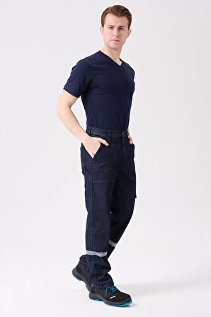 Kışlık Denim İş Pantolonu Erkek 12 Ons Kot Tulipa Konforlu Tasarım