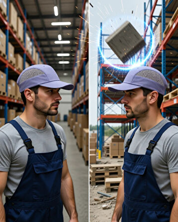 Havalandırmalı Fileli Şapka SHL03 Darbe Emici Yüksek Kaskı Model Shl