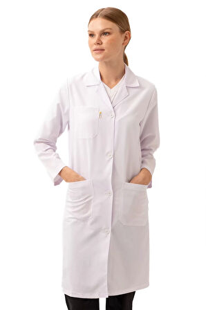 Tıp Önlüğü Kadın Laboratuvar Üniforması Cordata Doktor Hemşire Şık Konforlu