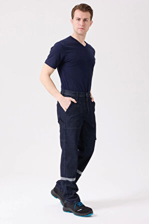 Tulipa Denim Yazlık İş Pantolonu Koyu Hafif