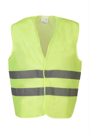 Neon Reflektörlü İş Güvenliği Yeleği vis Yüksek Görünürlük Trafik İnşaat