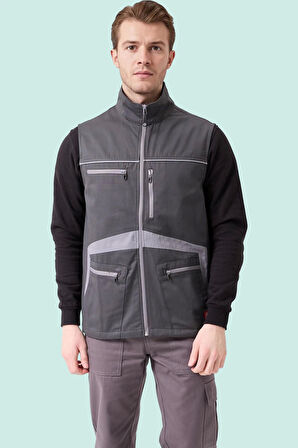 Erkek İş Yeleği Çok Cepli Su Geçirmez Pyrus Suya Konforlu