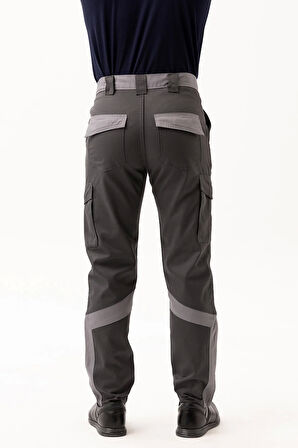 Erkek İş Pantolonu Çok Cepli Dayanıklı Gabardin Kumaş Pyrus Rahat Ergonomik Tasarım