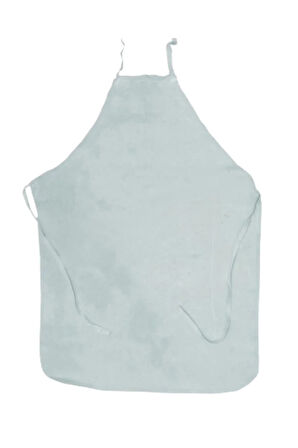 İş Güvenliği Deri Kaynakçı Önlüğü Isıya Dayanıklı Askılı Koruyucu