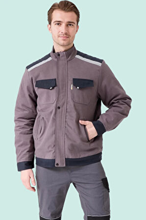 Kışlık Gabardin İş Montu Soğuk Hava Koruma Blaze Mont Koşullarına Tipi Dış Giyim