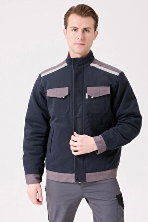 Kışlık Gabardin İş Montu Soğuk Hava Koruma Blaze Mont Koşullarına Tipi Dış Giyim