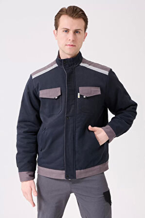 Kışlık Gabardin İş Montu Soğuk Hava Koruma Blaze Mont Koşullarına Tipi Dış Giyim