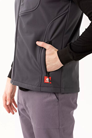 Softshell Erkek Yelek Kışlık İş Güvenliği Salina Günlük Kullanıma Uygun Konforlu Kesim Fermuarlı