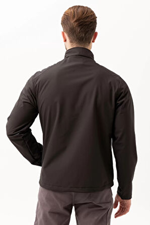 Erkek Kışlık Su Geçirmez Softshell Mont Salina İtici Rüzgar Outdoor