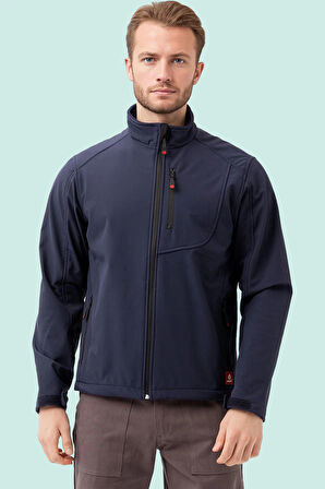 Erkek Kışlık Su Geçirmez Softshell Mont Salina İtici Rüzgar Outdoor