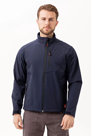 Erkek Kışlık Su Geçirmez Softshell Mont Salina İtici Rüzgar Outdoor