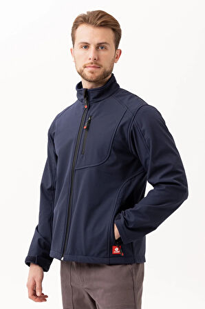 Erkek Kışlık Su Geçirmez Softshell Mont Salina İtici Rüzgar Outdoor